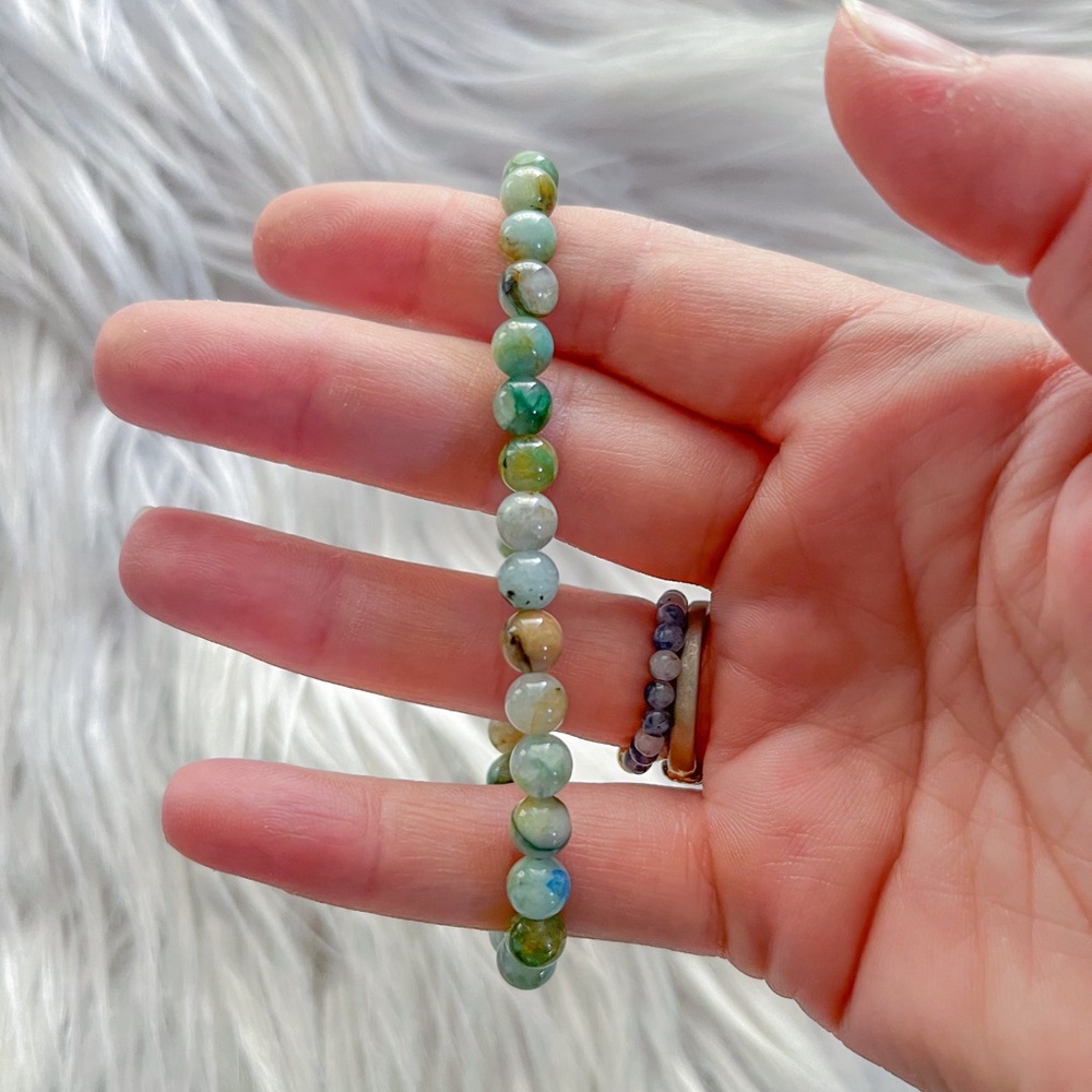 Chyrsocolla bracelet